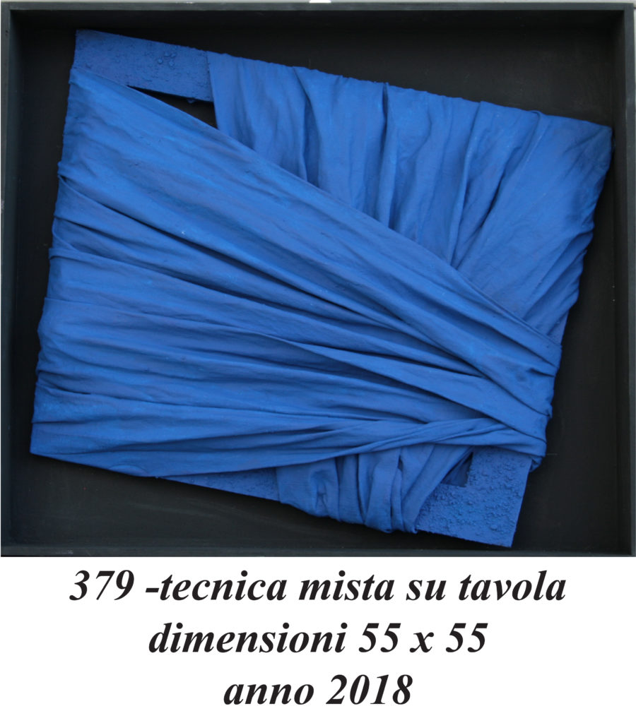 379, 2018, Tecnica Mista Su Tavola, cm. 55x55